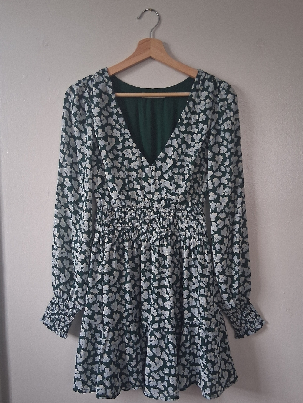 Abercrombie & Fitch Green, Blue & White Floral Dress
